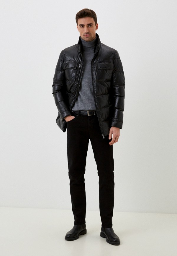 фото Куртка кожаная утепленная jorg weber