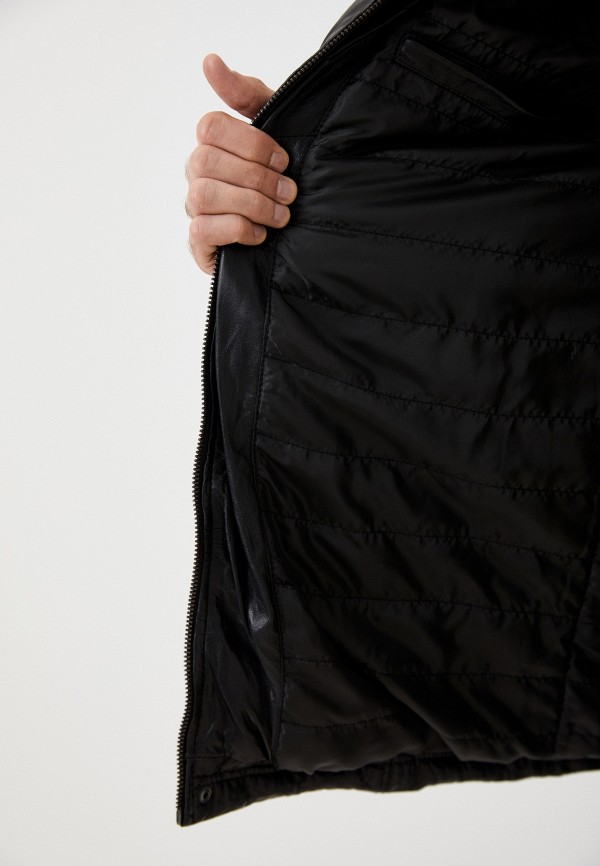 фото Куртка кожаная утепленная jorg weber