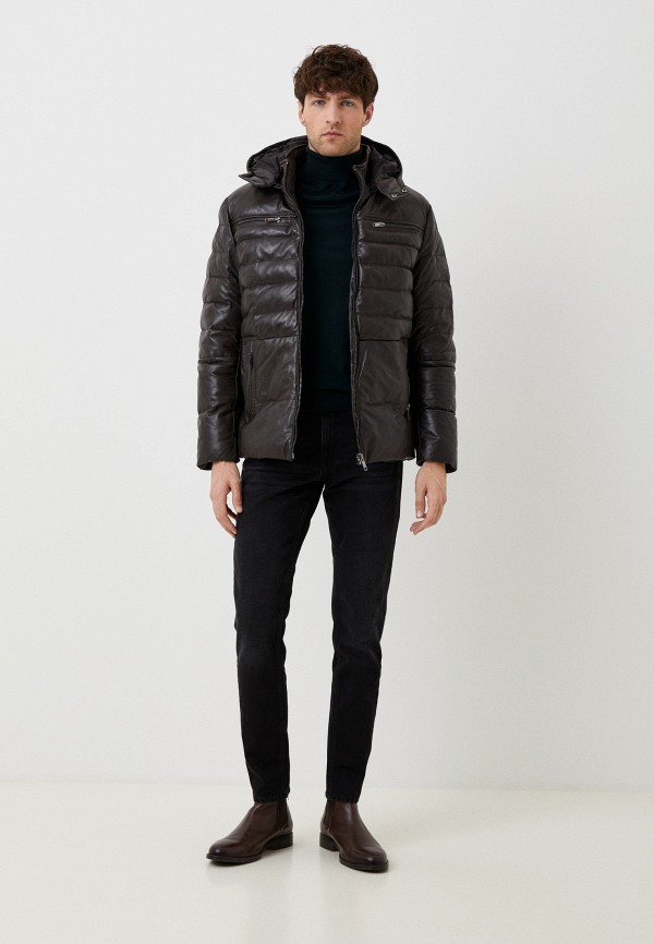 фото Куртка кожаная утепленная jorg weber