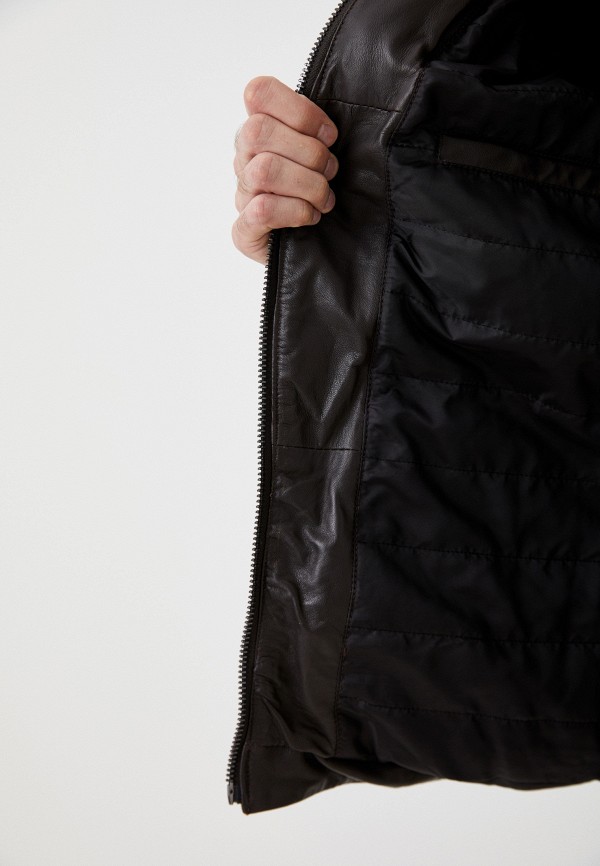 фото Куртка кожаная утепленная jorg weber