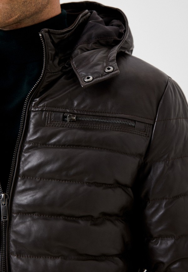 фото Куртка кожаная утепленная jorg weber