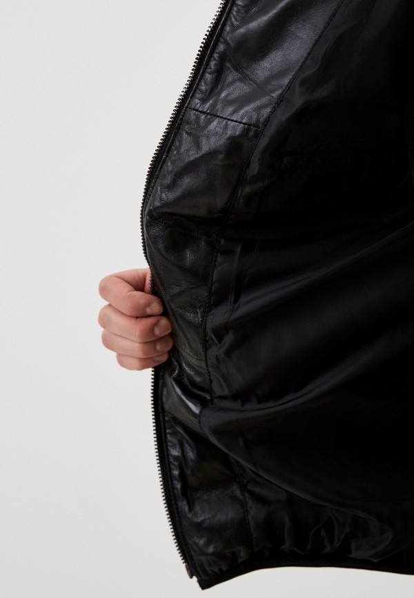 фото Куртка кожаная утепленная jorg weber