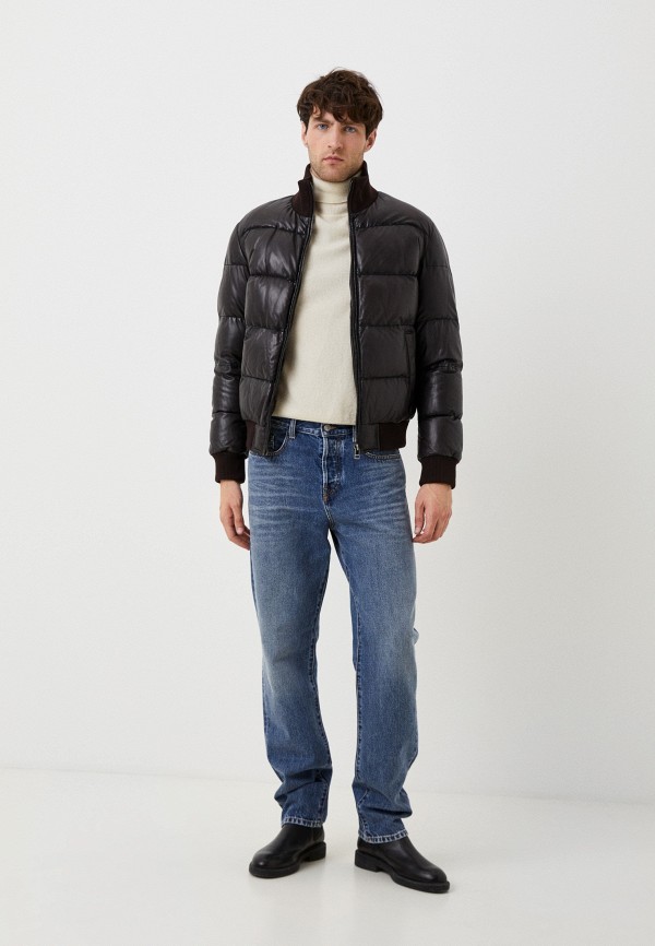 фото Куртка кожаная утепленная jorg weber