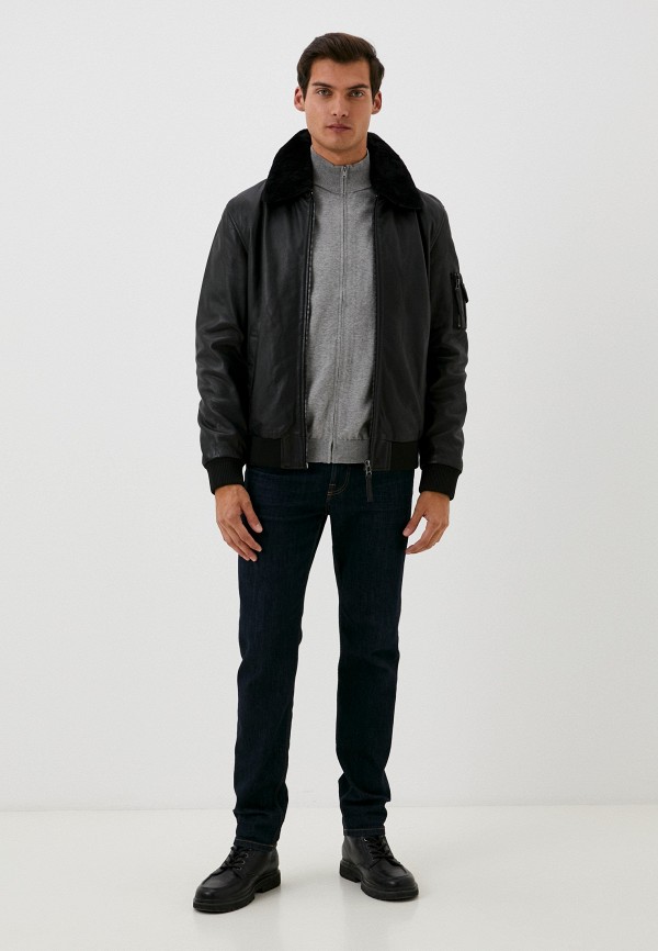 фото Куртка кожаная утепленная jorg weber