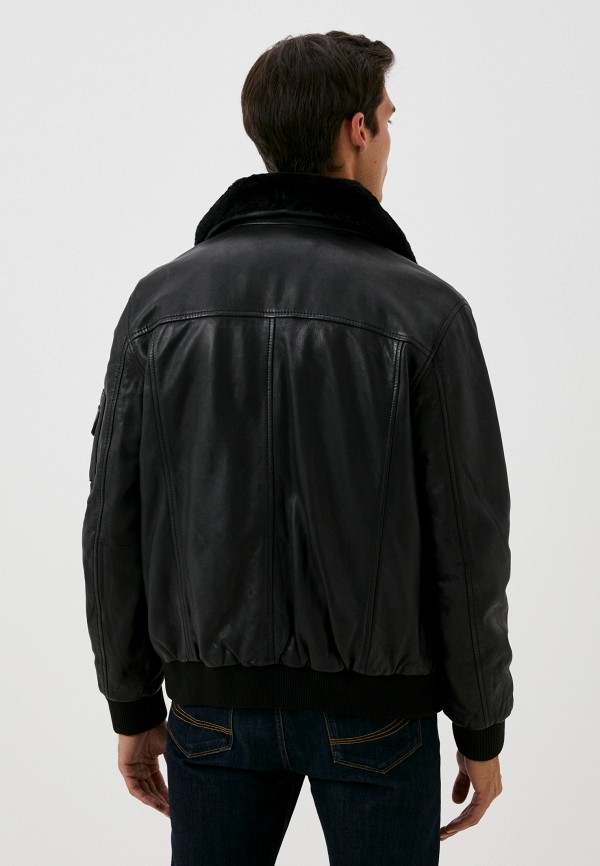 фото Куртка кожаная утепленная jorg weber