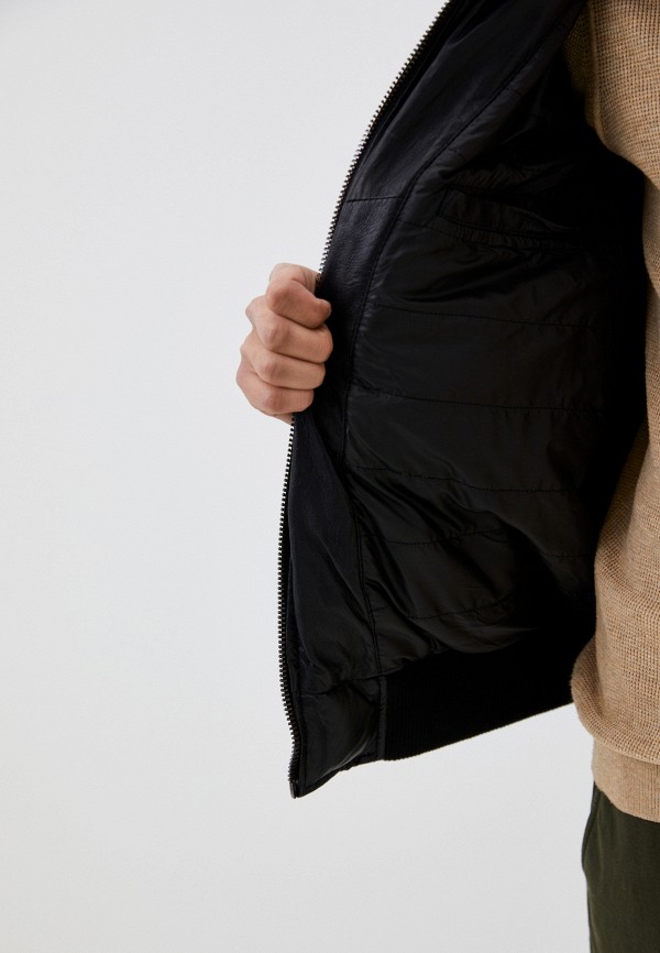 фото Куртка кожаная утепленная jorg weber