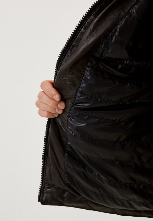 фото Куртка кожаная утепленная jorg weber