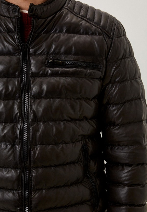 фото Куртка кожаная утепленная jorg weber