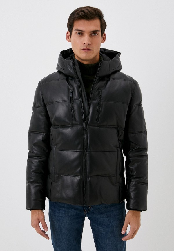фото Куртка кожаная утепленная jorg weber