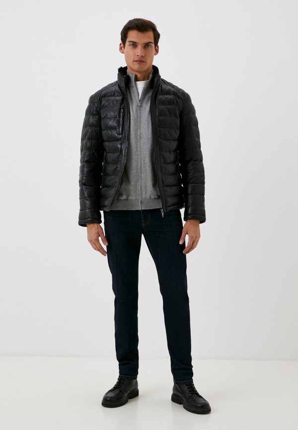 фото Куртка кожаная утепленная jorg weber