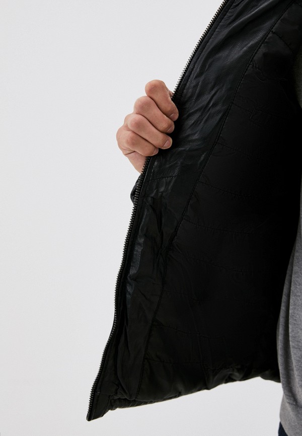 фото Куртка кожаная утепленная jorg weber