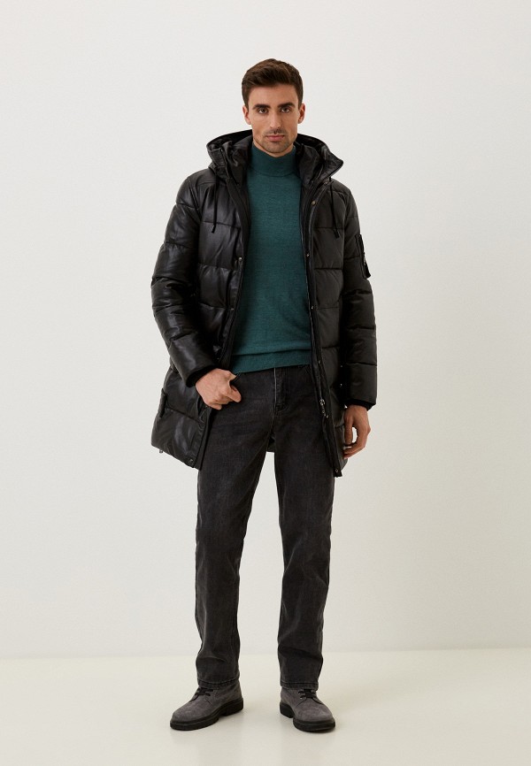 фото Куртка кожаная утепленная jorg weber