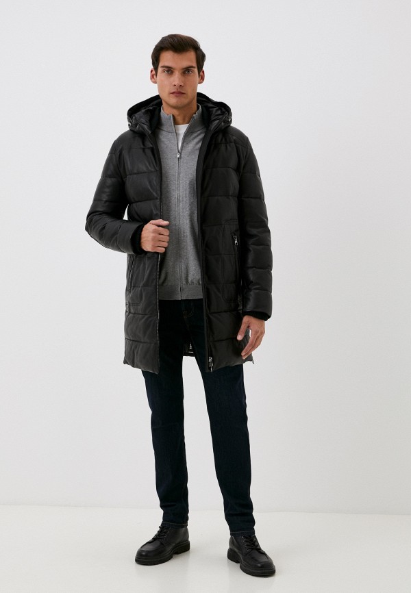 фото Куртка кожаная утепленная jorg weber