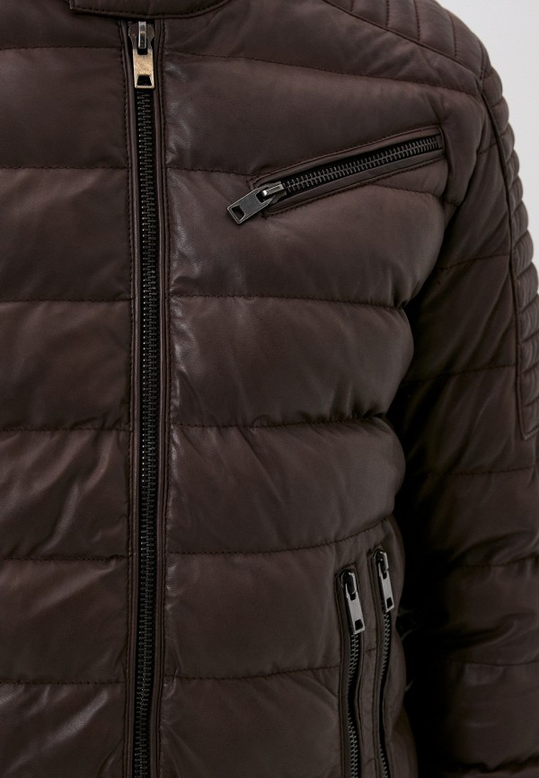 фото Куртка кожаная утепленная jorg weber