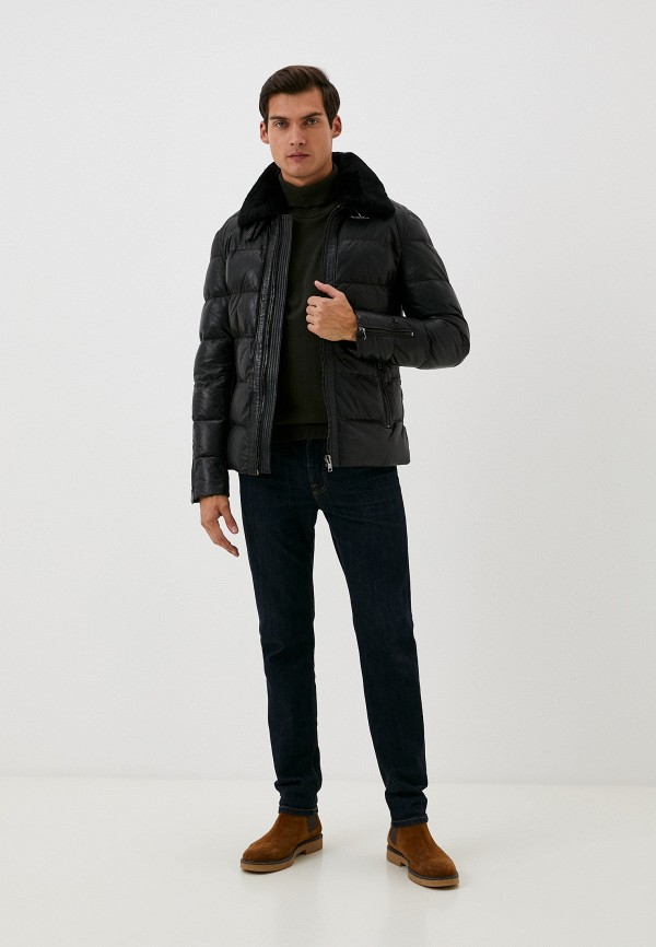 фото Куртка кожаная утепленная jorg weber