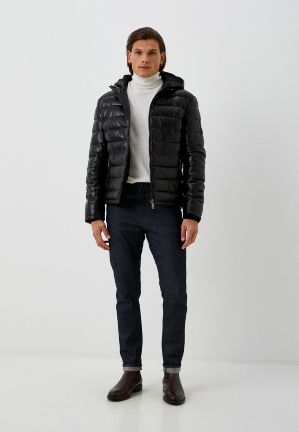 фото Куртка кожаная утепленная jorg weber