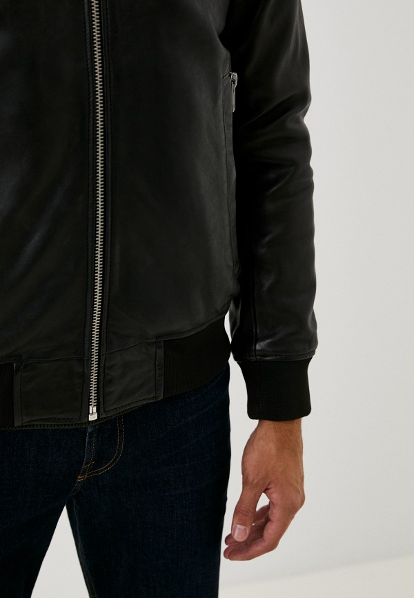 фото Куртка кожаная утепленная urban fashion for men