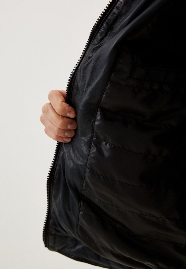 фото Куртка кожаная утепленная jorg weber