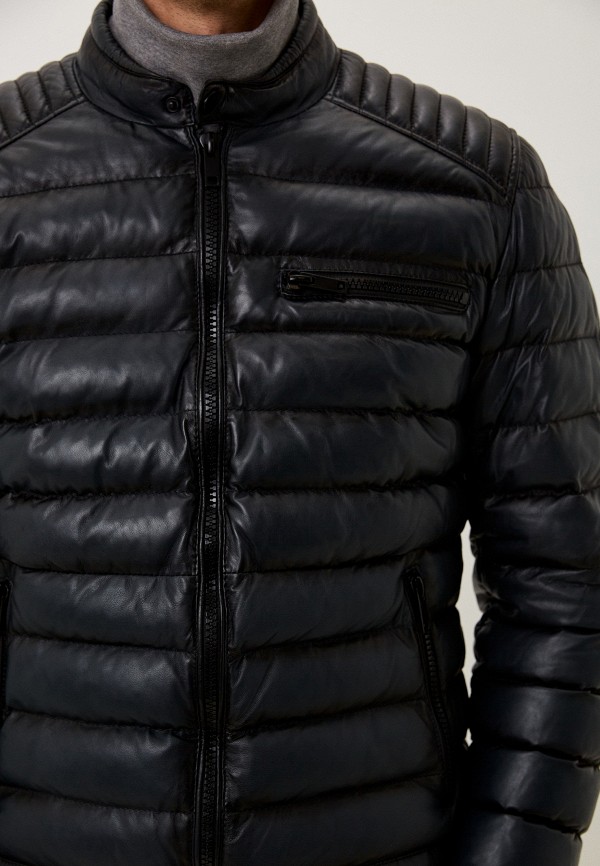 фото Куртка кожаная утепленная jorg weber