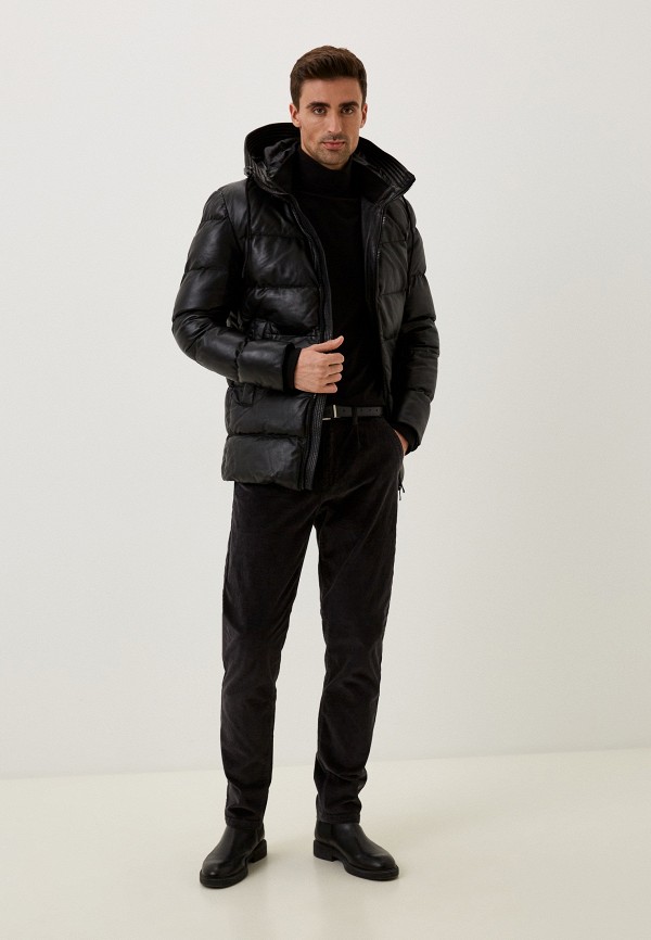 фото Куртка кожаная утепленная jorg weber