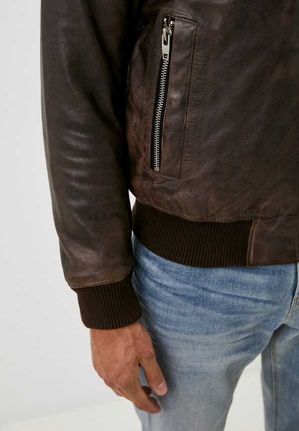 фото Куртка кожаная утепленная urban fashion for men