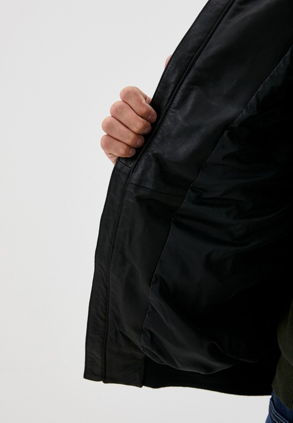 фото Куртка кожаная утепленная jorg weber