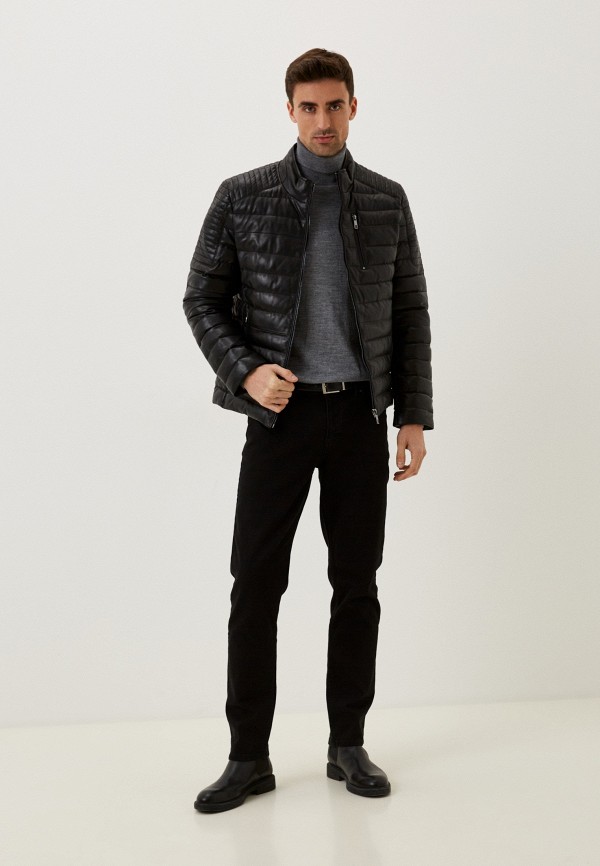 фото Куртка кожаная утепленная jorg weber