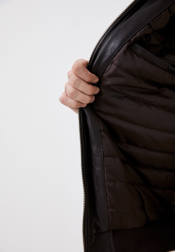 фото Куртка кожаная утепленная urban fashion for men