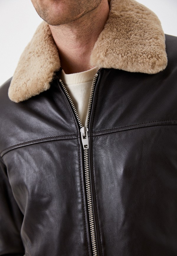 фото Куртка кожаная утепленная urban fashion for men