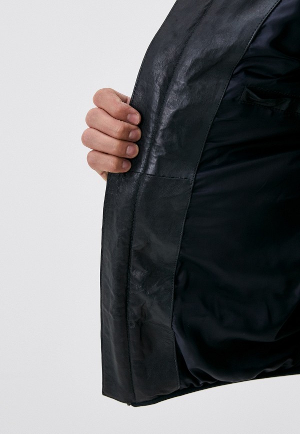 фото Куртка кожаная утепленная urban fashion for men