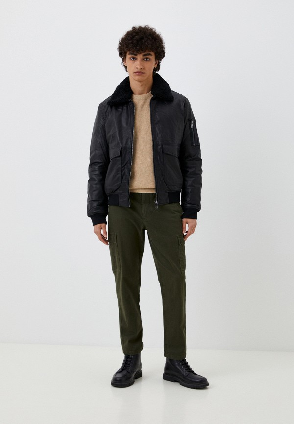 фото Куртка кожаная утепленная jorg weber