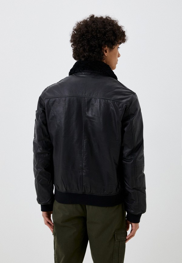 фото Куртка кожаная утепленная jorg weber