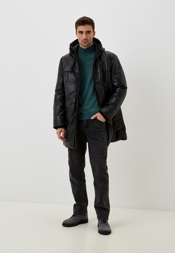 фото Куртка кожаная утепленная jorg weber