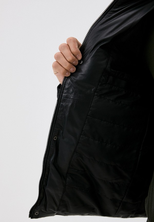 фото Куртка кожаная утепленная jorg weber