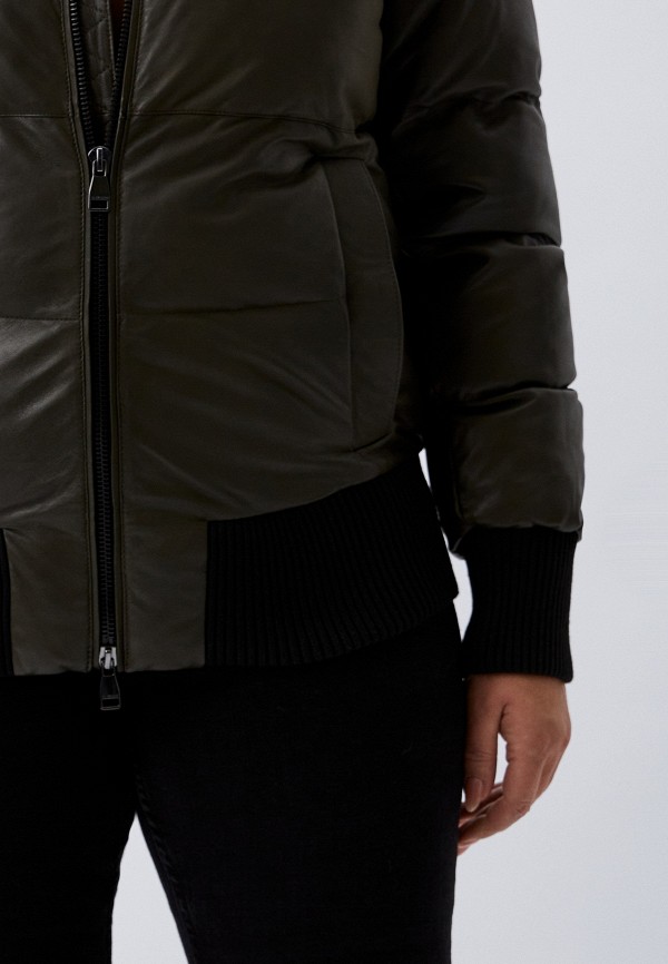 фото Куртка кожаная утепленная al franco