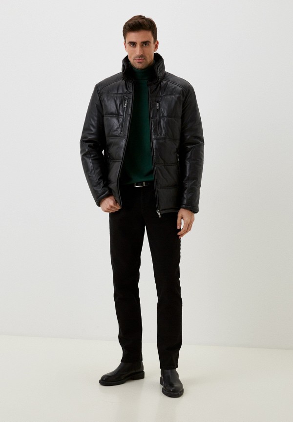 фото Куртка кожаная утепленная jorg weber