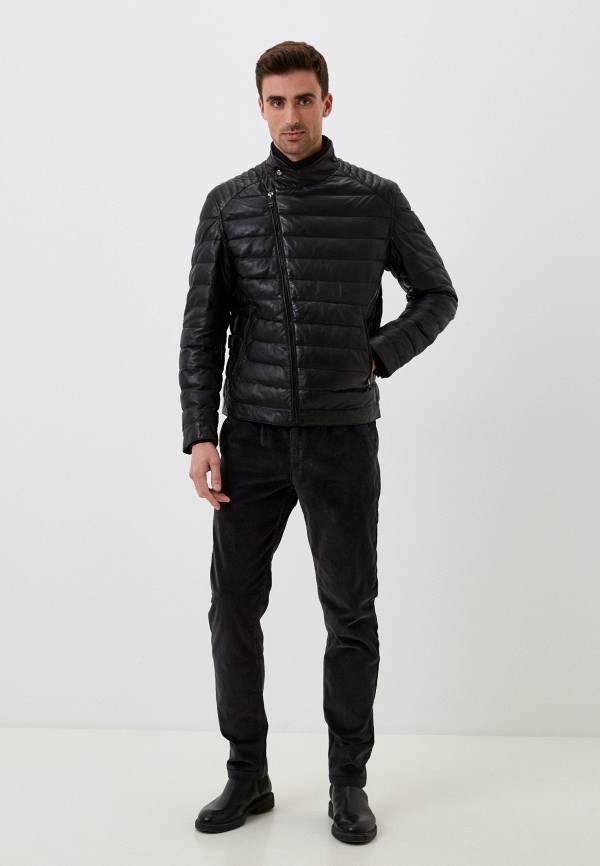 фото Куртка кожаная утепленная al franco