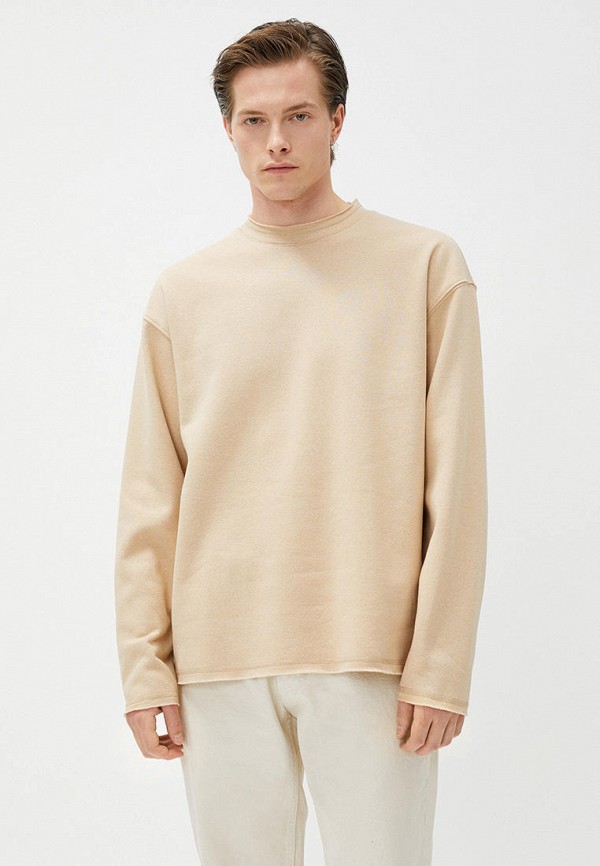 Свитшот Koton бежевый, размер 48, фото 4