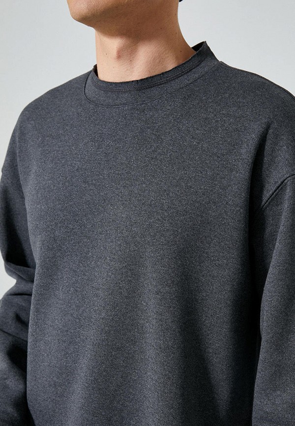 Свитшот Koton серый, размер 54, фото 5