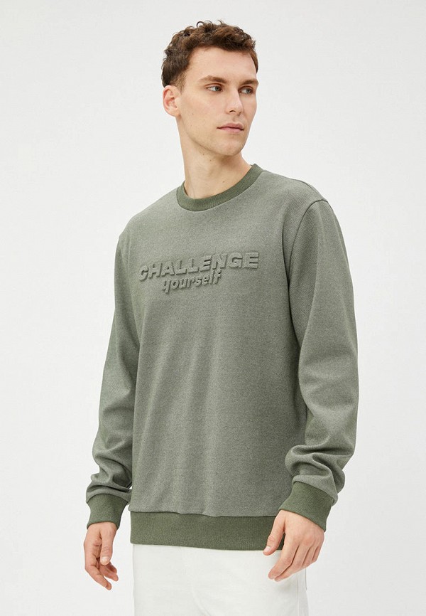 Свитшот Koton хаки, размер 50, фото 4