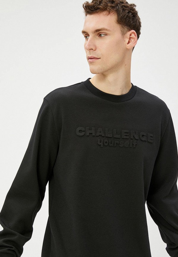 Свитшот Koton черный, размер 48, фото 4