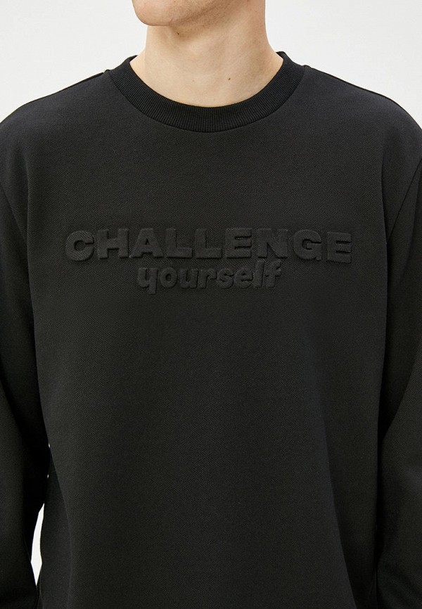 Свитшот Koton черный, размер 48, фото 5