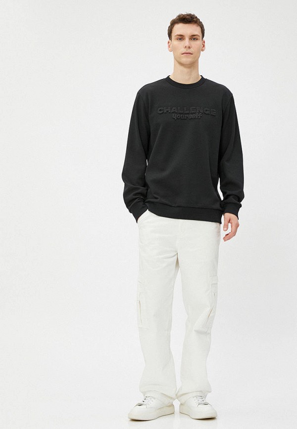 Свитшот Koton черный, размер 48, фото 2