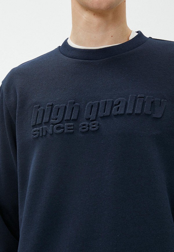 Свитшот Koton синий, размер 48, фото 5