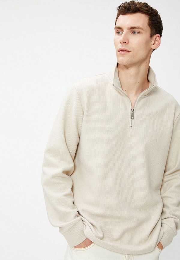 Свитер Koton бежевый, размер 54, фото 4