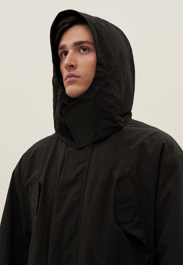 Плащ Finn Flare черный, размер 48, фото 5