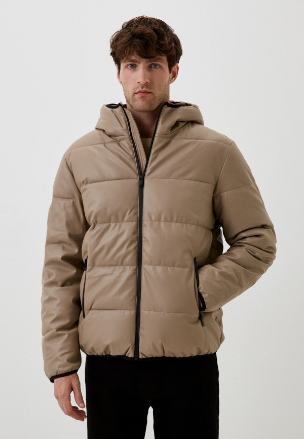 фото Куртка кожаная утепленная o'stin