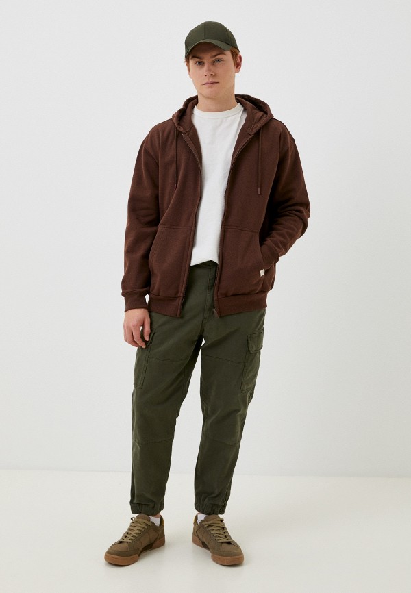 Толстовка Koton коричневый, размер 52, фото 2