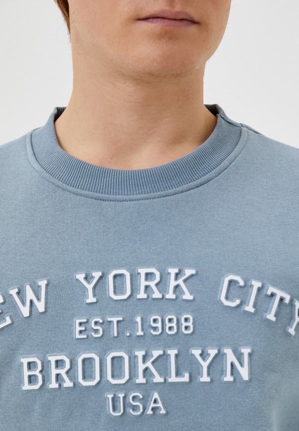 Свитшот Koton голубой, размер 50, фото 5