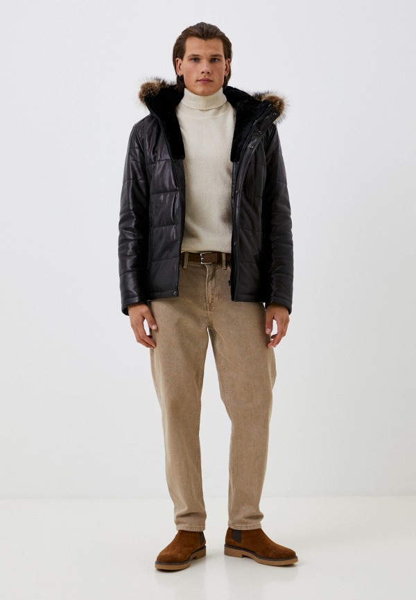 фото Куртка кожаная утепленная ogmando